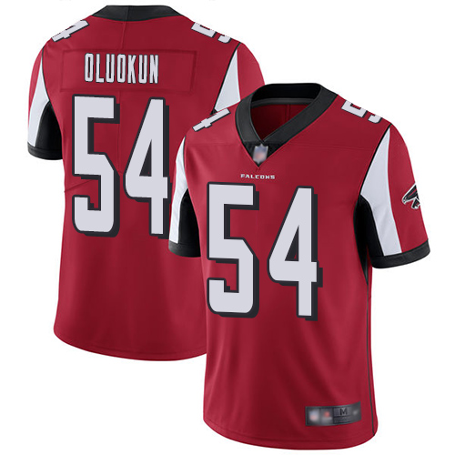 Atlanta Falcons Limited Red Men Foye Oluokun Home Jersey NFL Football #54 Vapor Untouchable